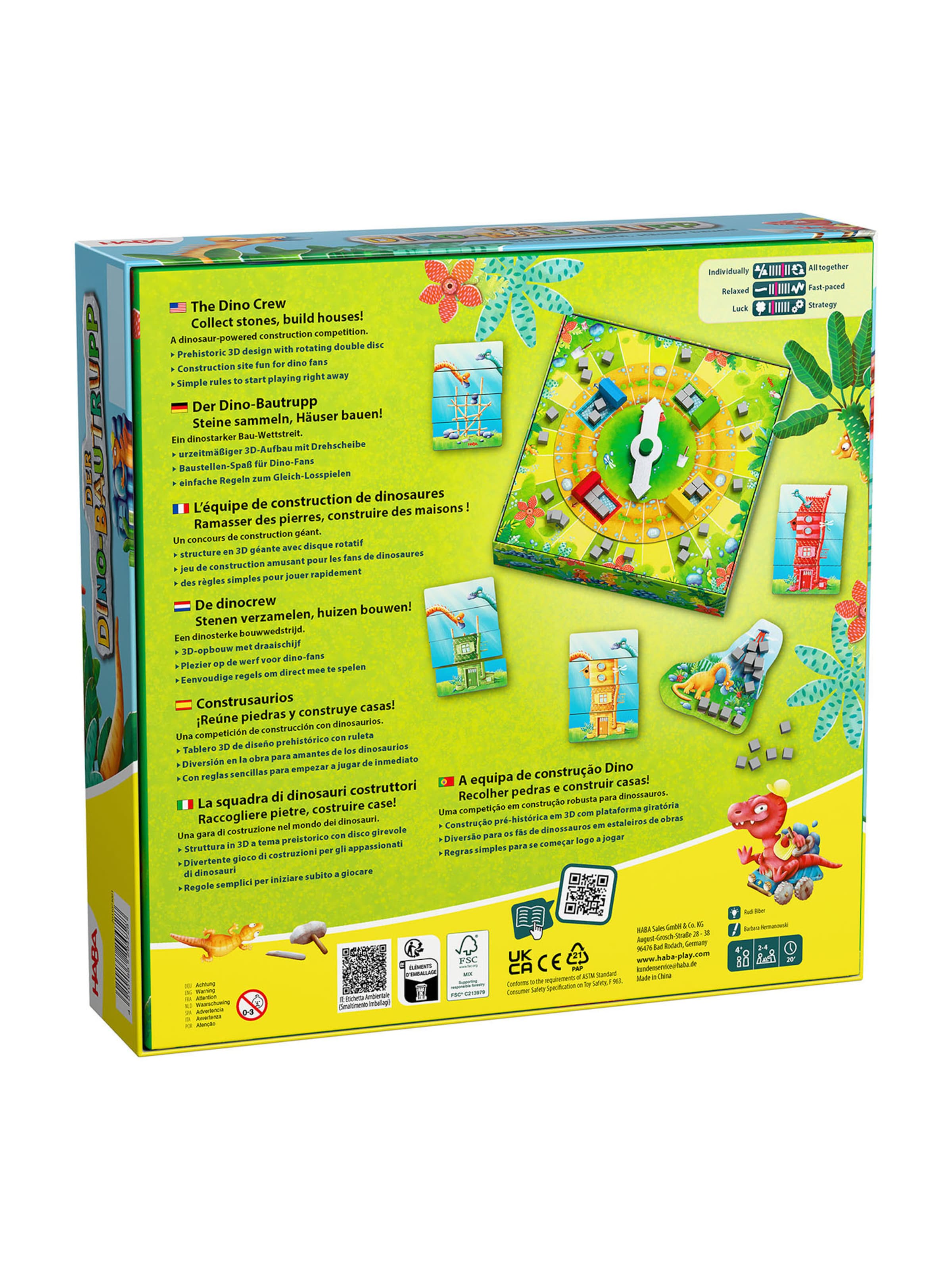 HABA Game ' Der Dino-Bautrupp ' in Mixed colours