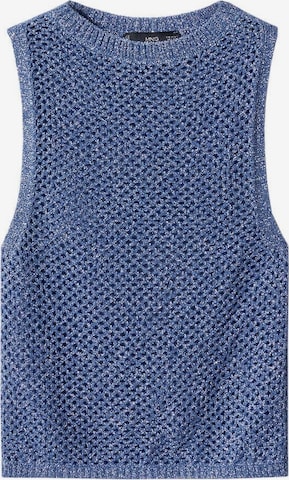 MANGO Top 'Reks' in Blauw: voorkant