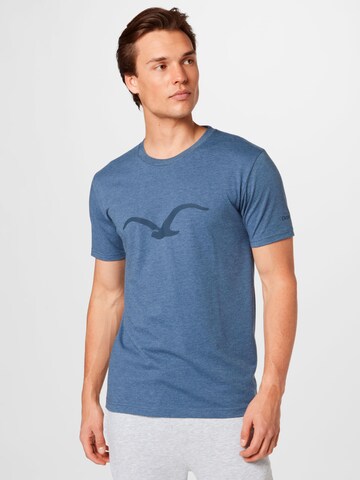 Cleptomanicx Shirt 'Möwe' in Blue: front