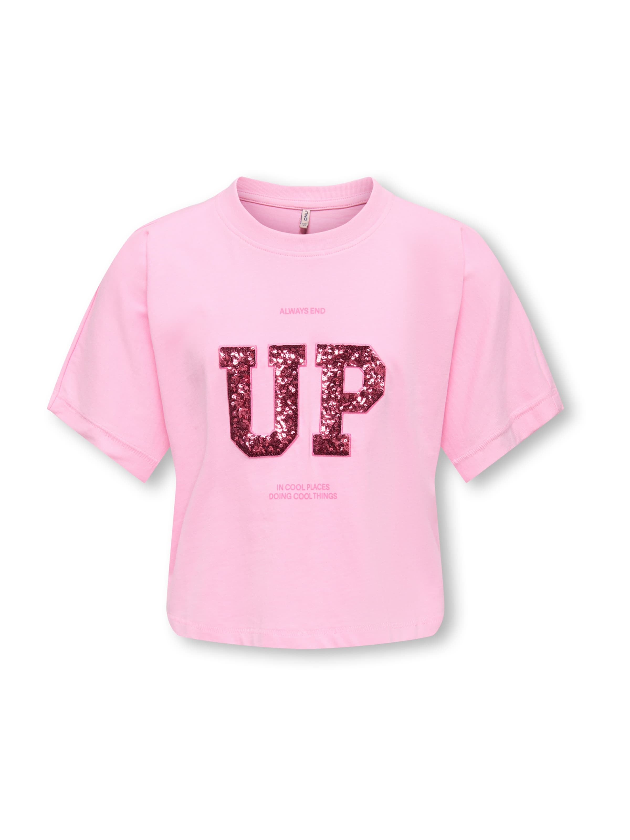 ONLY GIRLS Футболка 'KOGSTELLA' в Лиловый: спереди