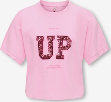 ONLY GIRLS Футболка 'KOGSTELLA' в Лиловый: спереди