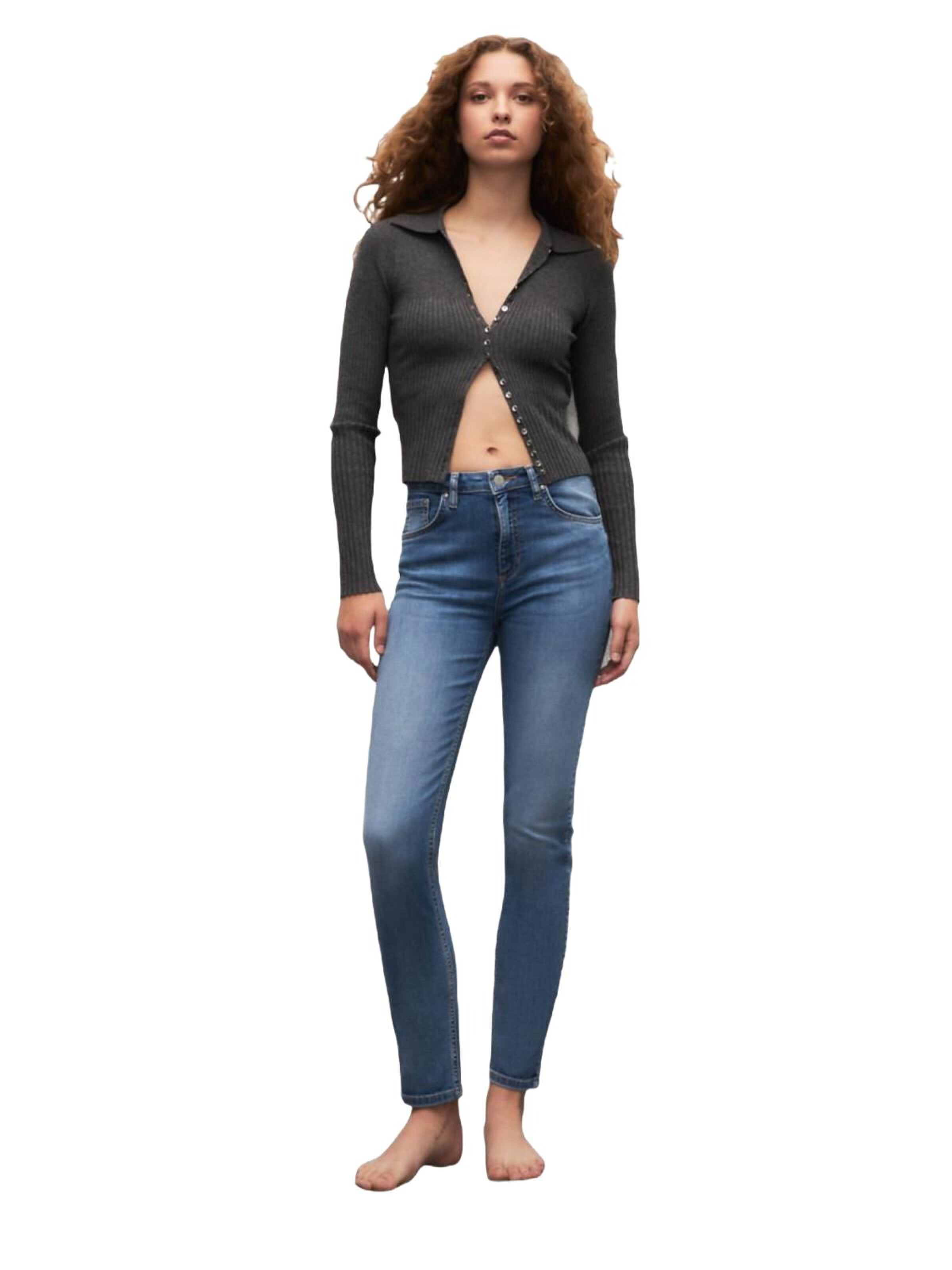 LTB Jeans Slimfit Jeans 'Ronna' in Blauw: voorkant
