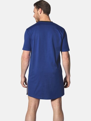 Jan Vanderstorm Pyjama kort 'Alof' in Blauw