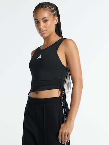 melns A-Game Sporta veste 'Lifewear': no priekšpuses
