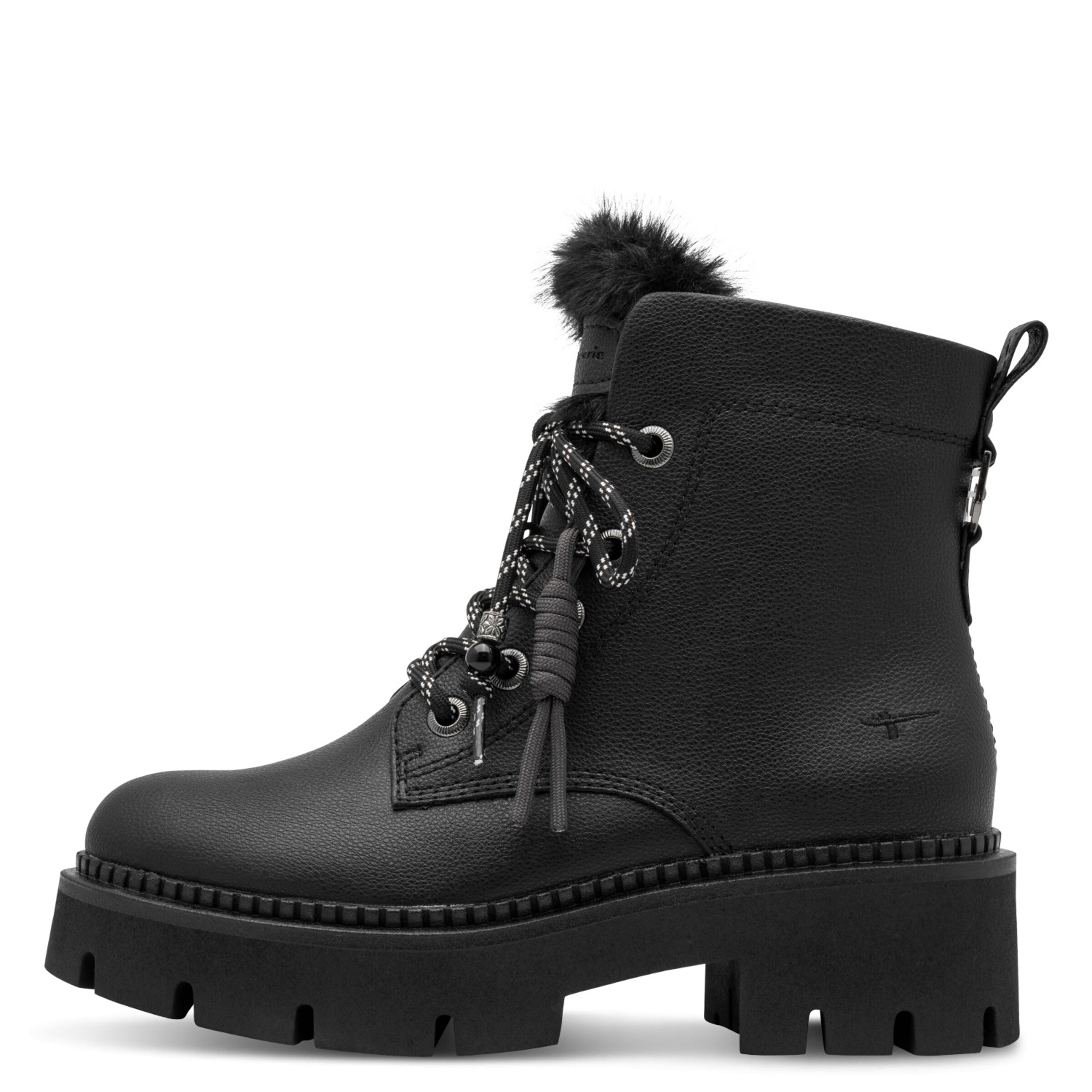 Bottines à lacets Tamaris en noir