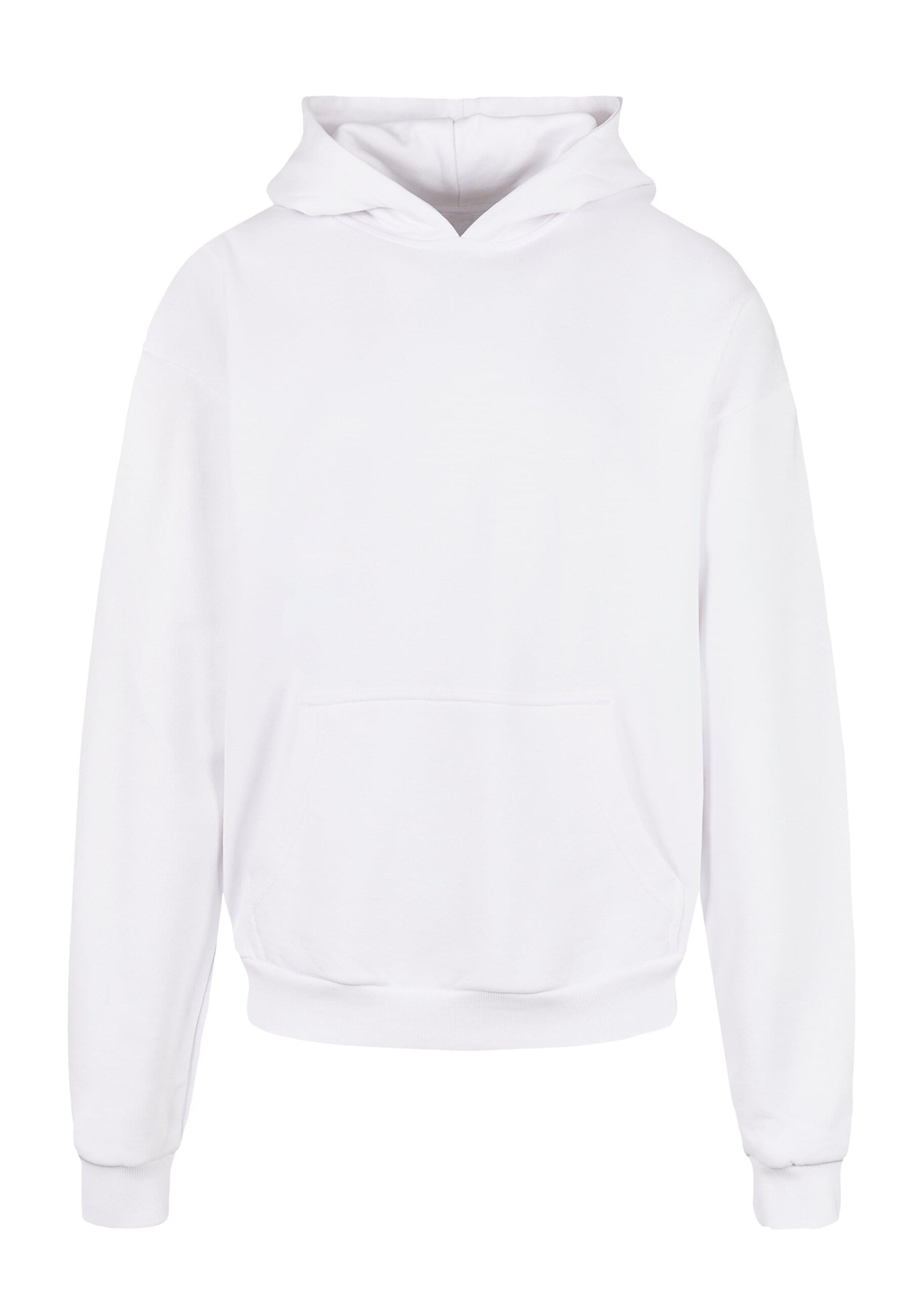 Merchcode Sweatshirt 'Iron Rose' in Wit: voorkant