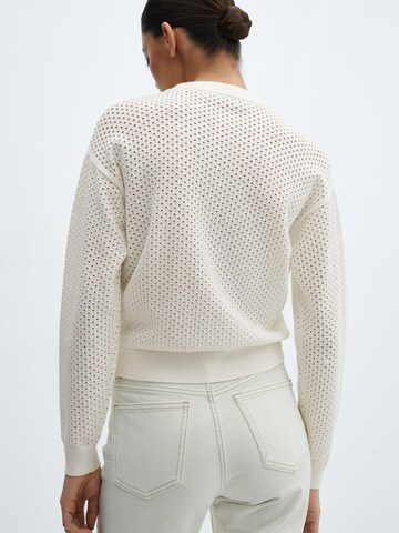 Pull-over 'PAOLA' MANGO en blanc