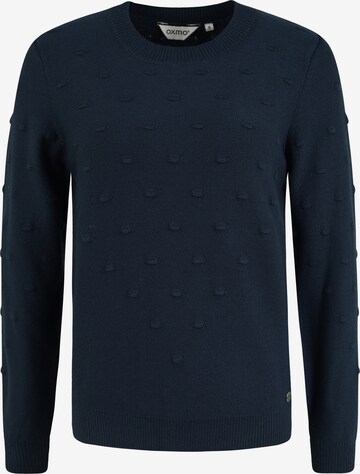 Oxmo Sweater 'Dotta' in Blue: front