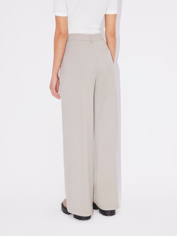 LeGer by Lena Gercke Wide leg Pleat-Front Pants 'Doro' in Grey