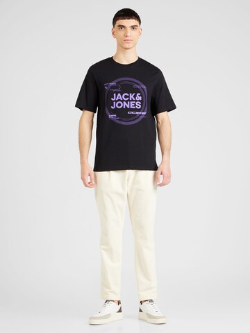 JACK & JONES Тениска 'PILOU' в черно