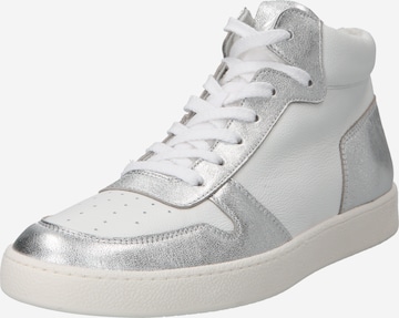 Paul Green High-Top Sneakers in Silver: front