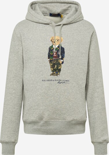 POLO RALPH LAUREN Sweat-shirt en bleu marine / noisette / gris / kaki / mélange de couleurs, Vue avec produit