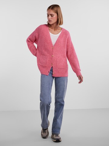 PIECES Strickjacke 'Lilan' in Pink