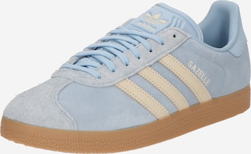 Baskets basses 'GAZELLE' ADIDAS ORIGINALS en bleu : devant