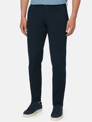 Boggi Milano Regular Broek in Blauw: voorkant