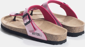 Bayton - Sandalias de dedo 'Melia' en rosa