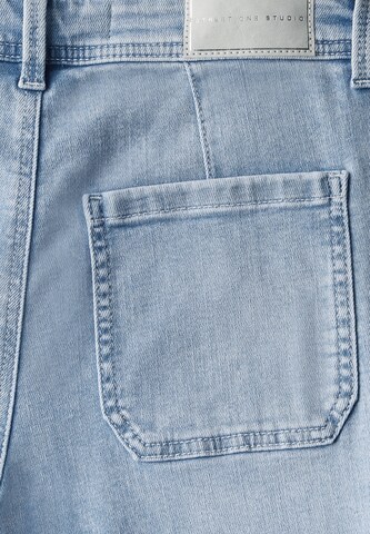 Street One Studio Regular Cargo Jeans in Blue
