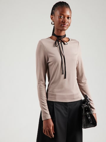 YAS Shirts 'YASPALOMA' i grå: forside