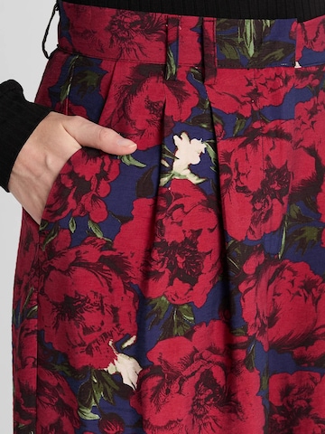 Guido Maria Kretschmer Curvy Wide Leg Hose 'Finja' in Rot