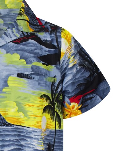 King Kameha Shirt 'Surf' in Grijs