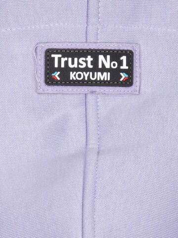Koyumi Sweatshirt 'Unisex Oversize Hoodie – 3-Faden Stoff, innen angeraut , Suheyla Love it' in Purple