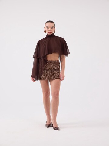 Chemisier HOLLY LOLLY en marron