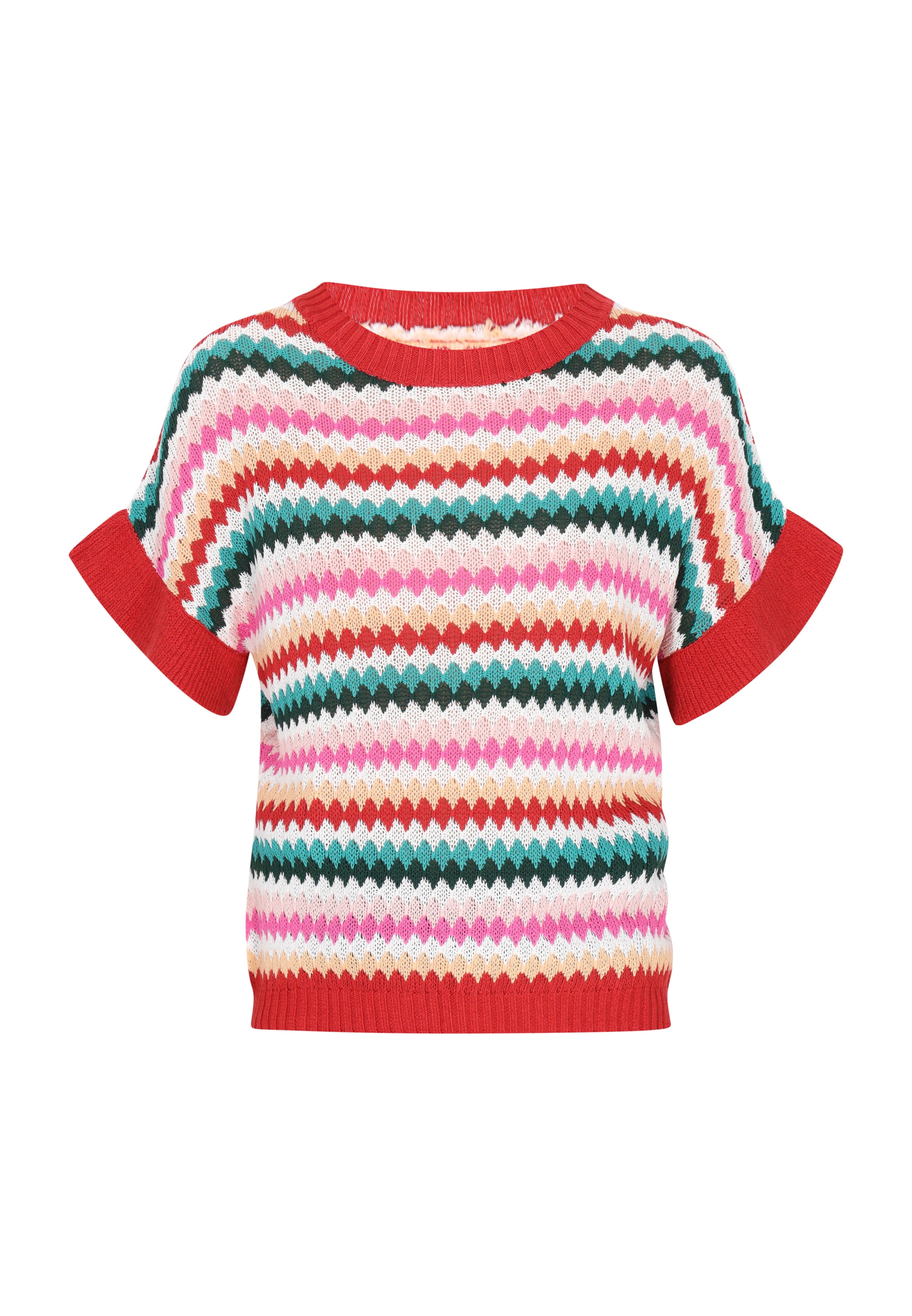 ebeeza Pullover 'Boho' in Mischfarben: Vorderseite