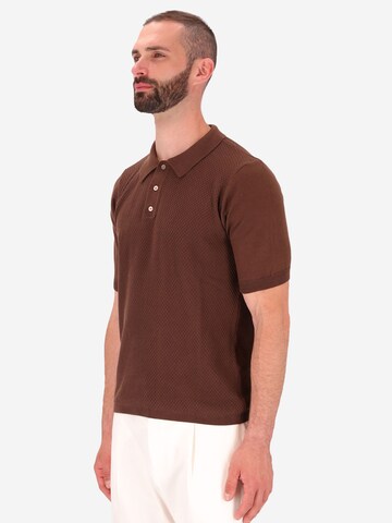 Distretto12 Shirt 'Zed' in Bruin