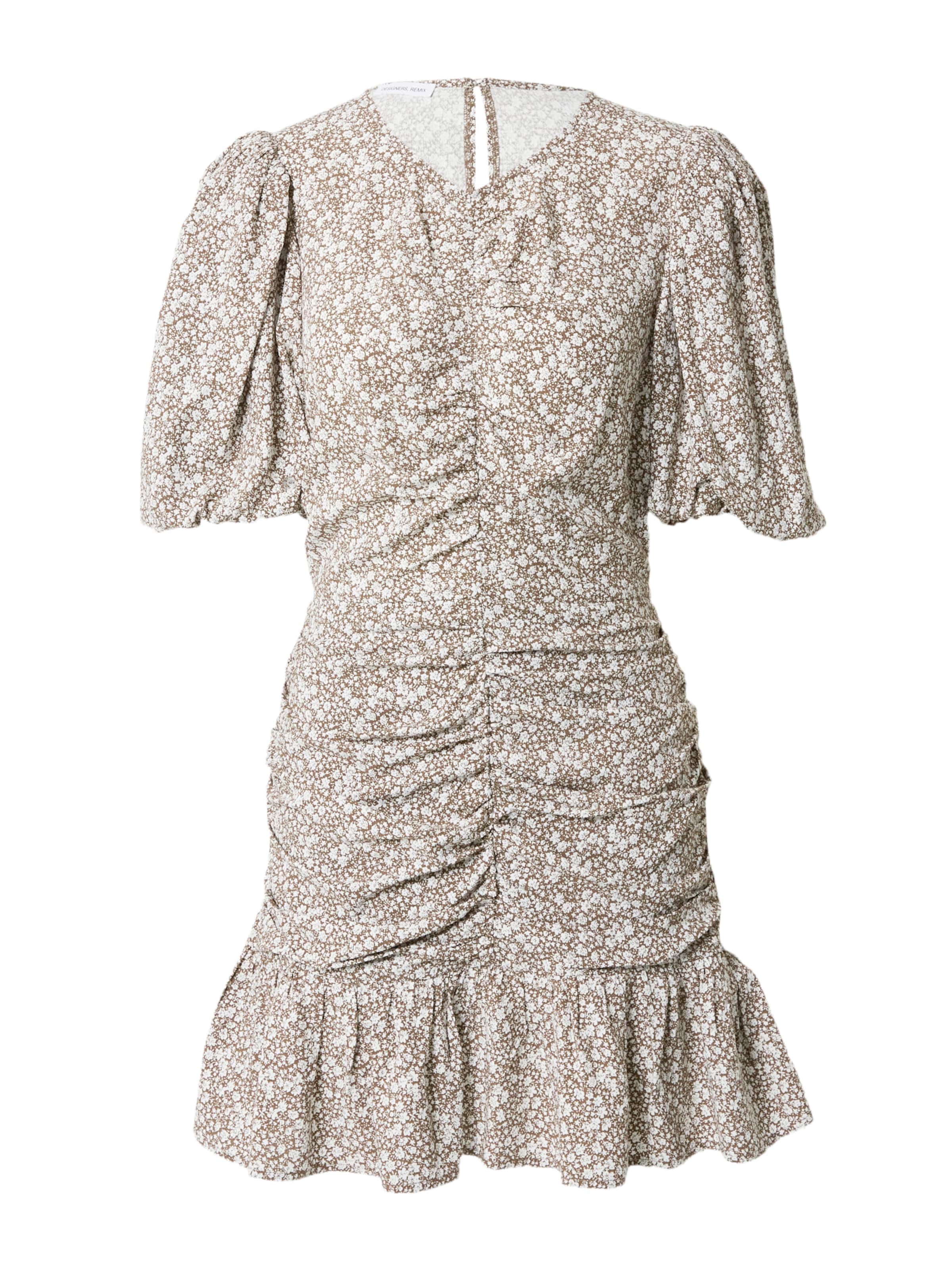 Robe 'Hawaii' Designers Remix en marron : devant