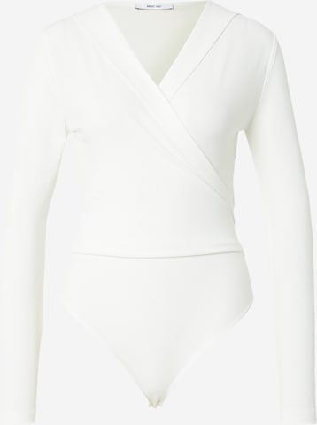 ABOUT YOU - Body camiseta 'Isa' en blanco: frente
