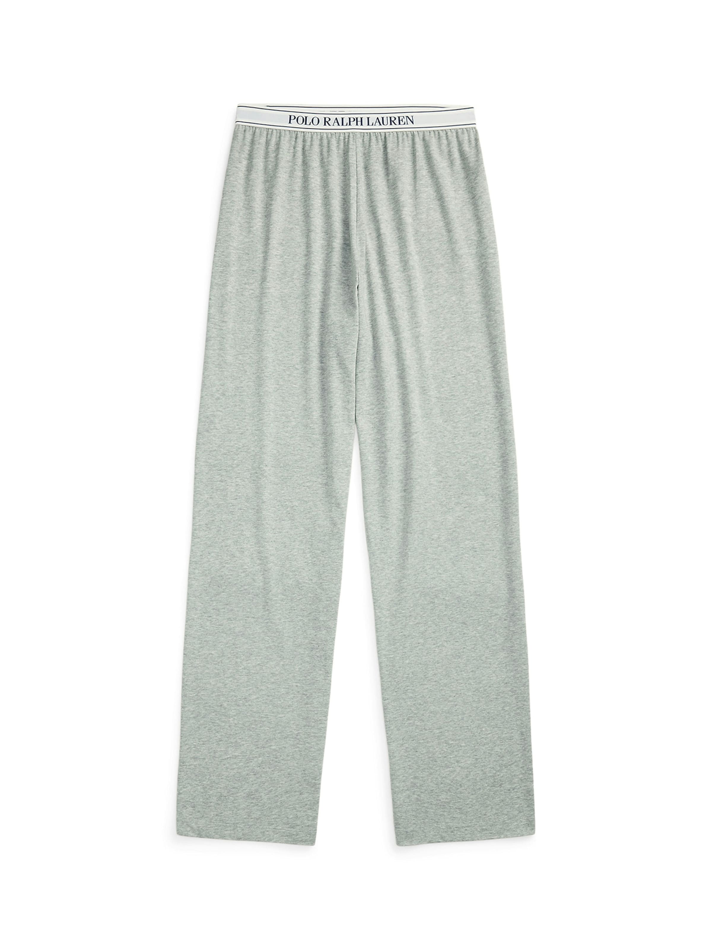 Polo Ralph Lauren Pyjamabroek ' Polo Essentials ' in Grijs: voorkant