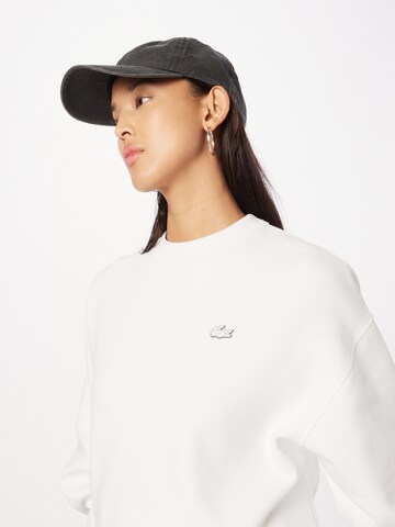 LACOSTE Sweatshirt i hvid