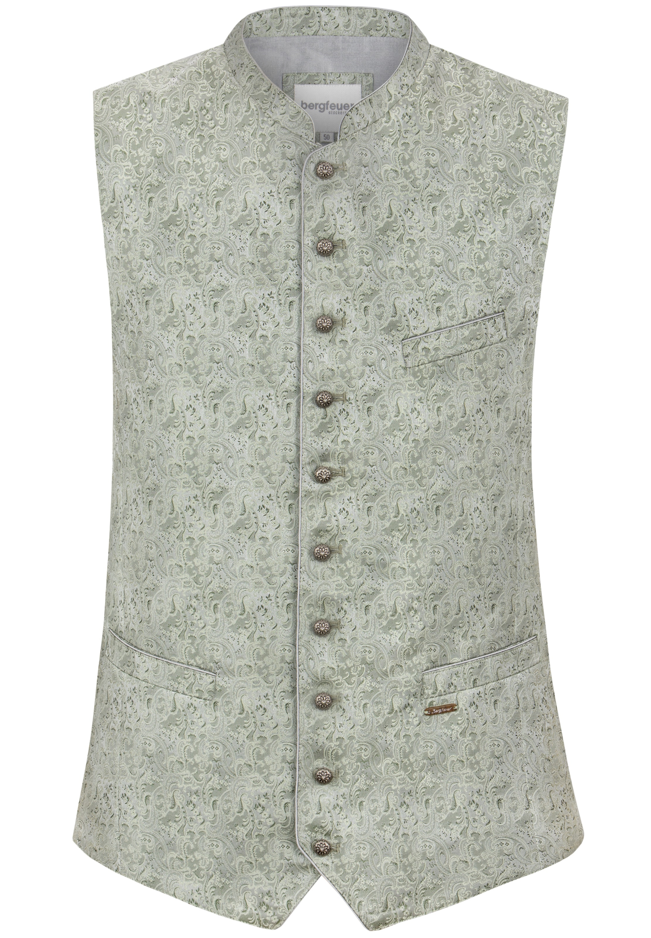 STOCKERPOINT Traditional vest 'Ramiro' in Green: front