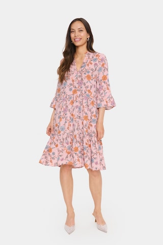 SAINT TROPEZ Jurk 'Eda' in Roze