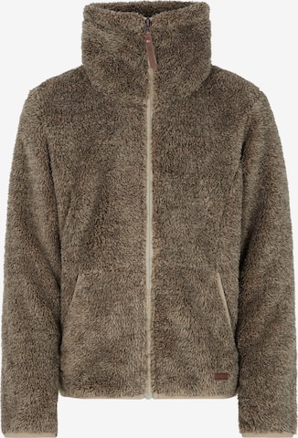 PROTEST Fleecejacke 'RIRI JR' in Braun: Vorderseite
