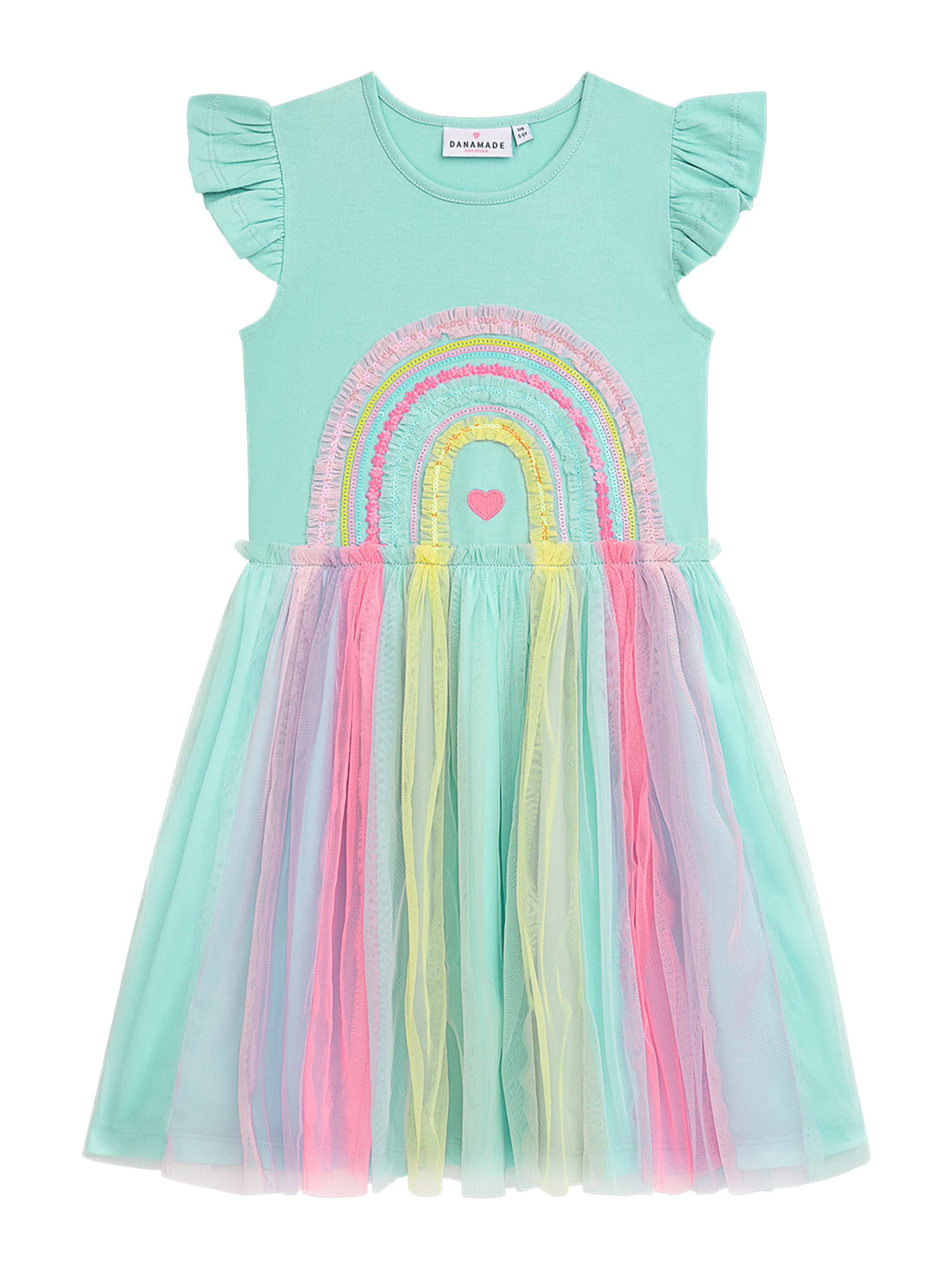 Danamade Dress in Blue: front