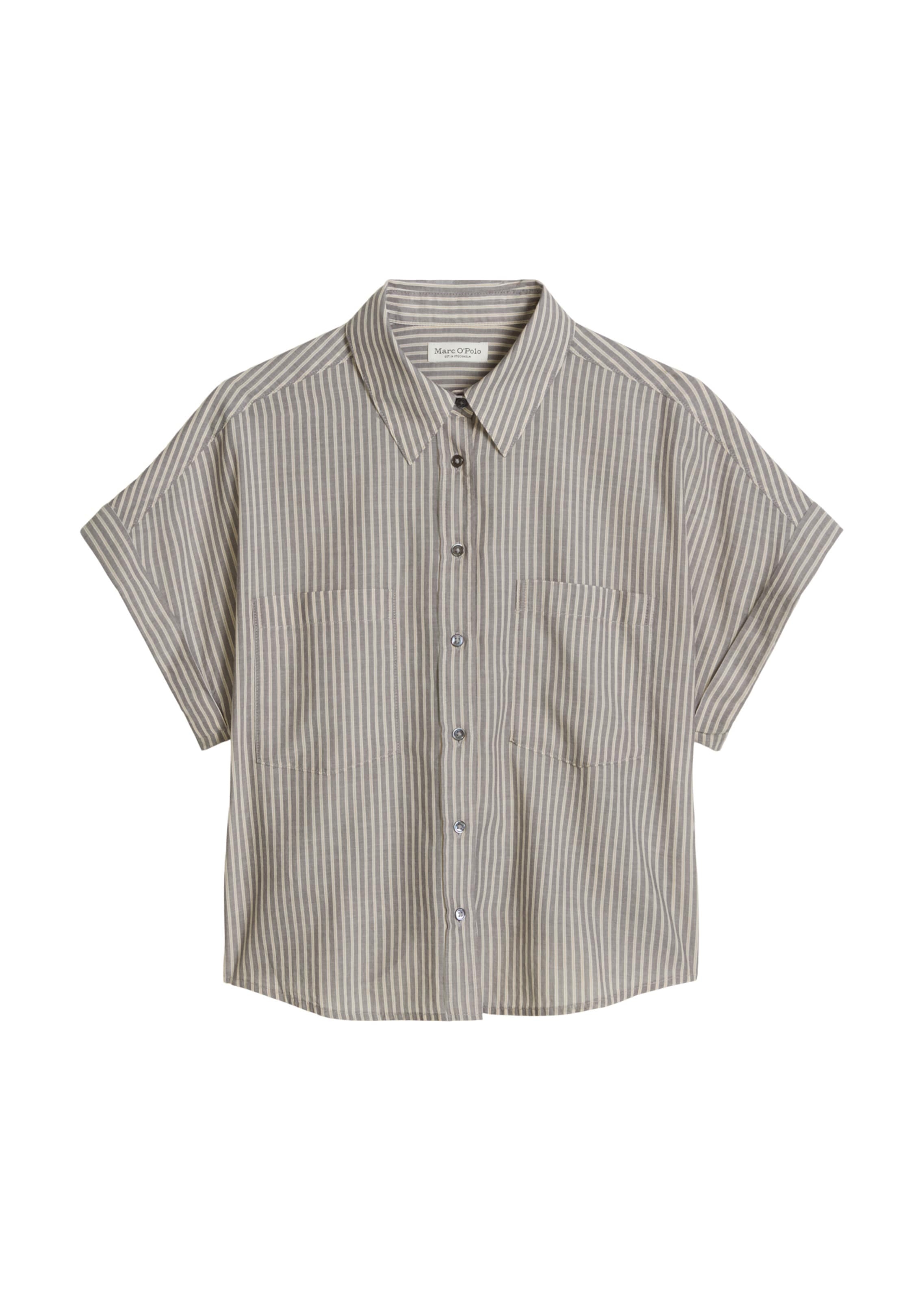 Marc O'Polo Bluse in Grau: Vorderseite
