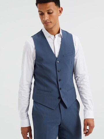 WE Fashion Slim fit Suit vest in Blue