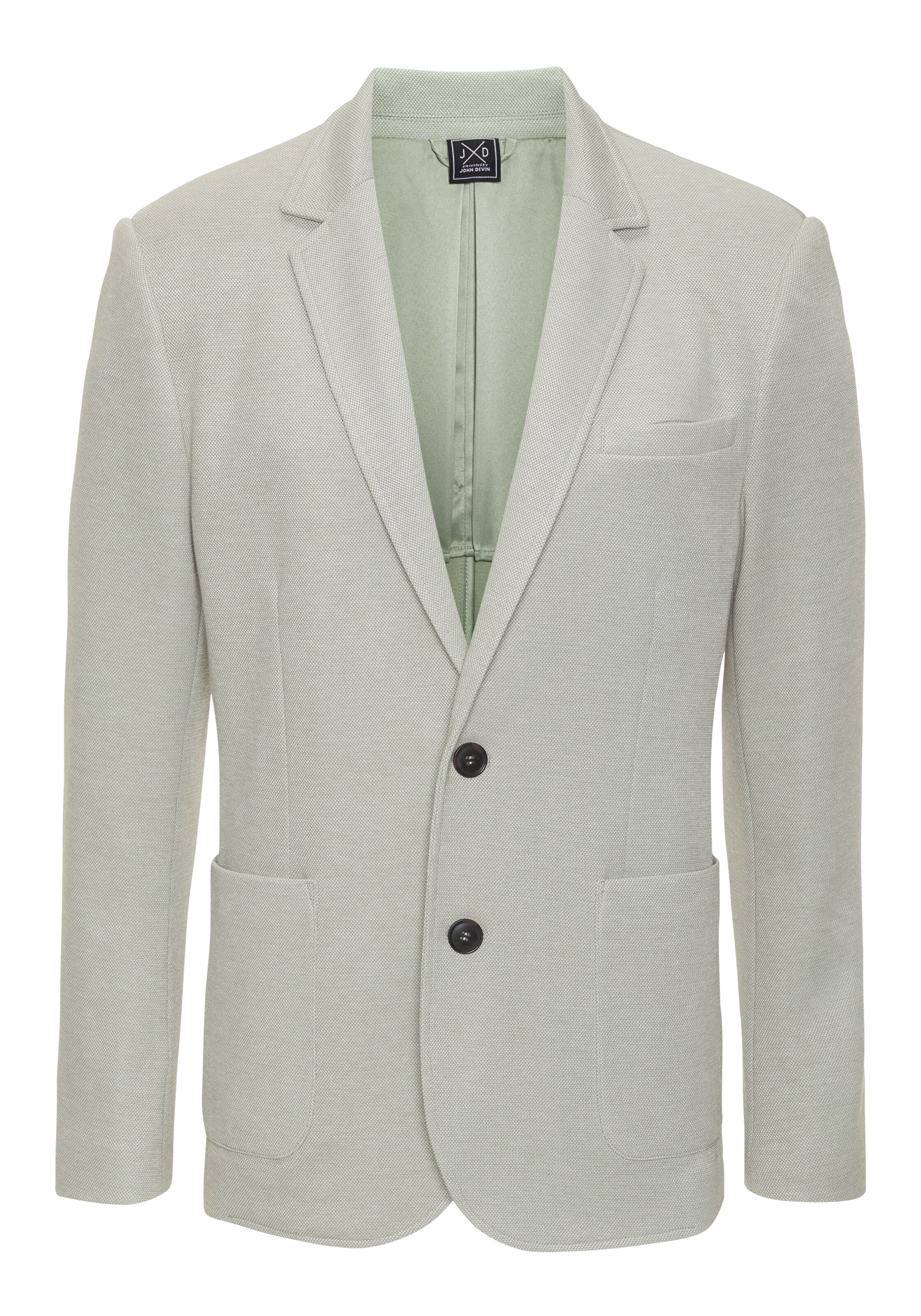 JOHN DEVIN Business Blazer in Green: front