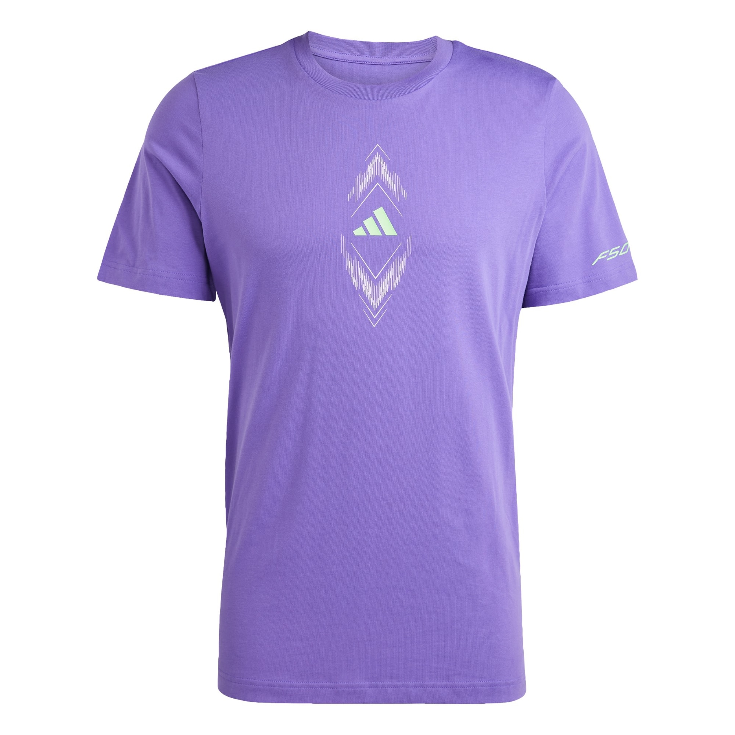 T-Shirt fonctionnel 'F50' ADIDAS PERFORMANCE en violet : devant