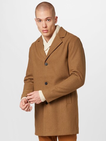 JACK & JONES Between-Seasons Coat 'TOMMY' in Beige: front