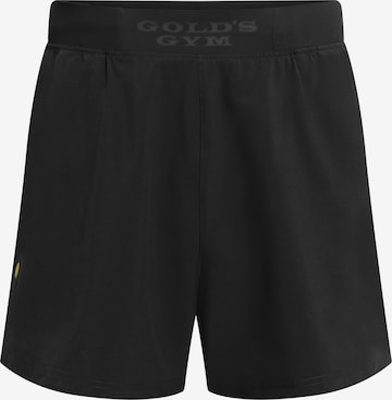 GOLD´S GYM APPAREL Loose fit Workout Pants 'Mark' in Black: front
