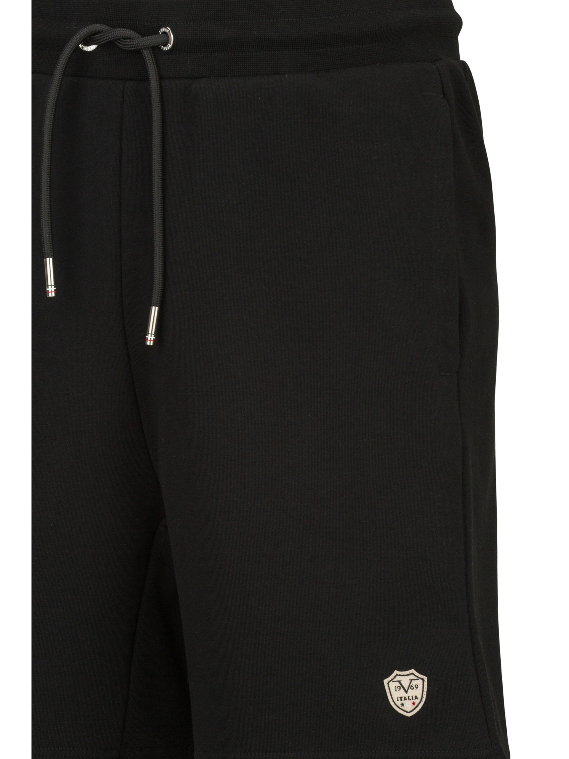 19V69 ITALIA Regular Broek 'Sergio' in Zwart