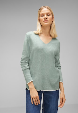 STREET ONE Sweater in Green: front