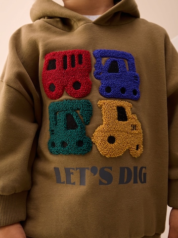 Bluză de molton de la Next pe maro