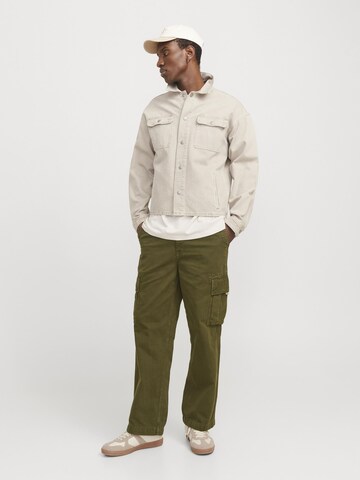 JACK & JONES Loosefit Cargobroek in Groen