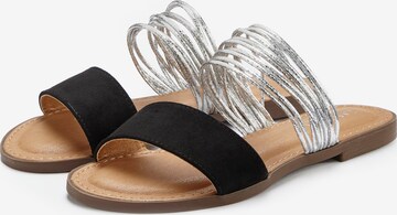 LASCANA Sandal i svart