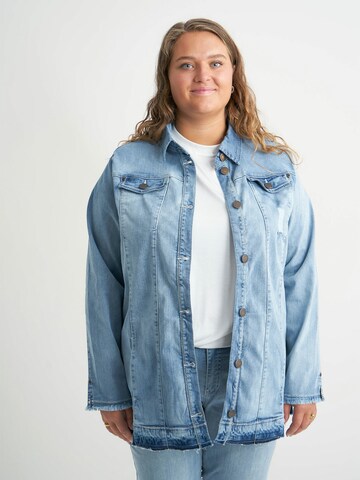 ADIA fashion Between-Season Jacket 'Lonna' in Blue: front