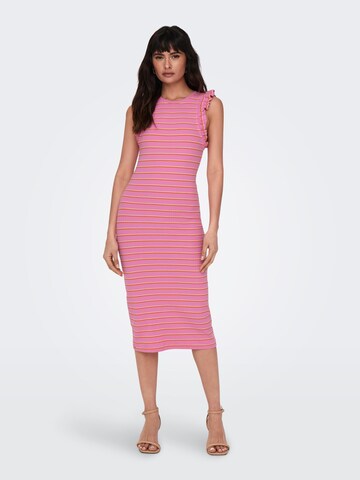 ONLY Kleid 'RANJA' in Pink