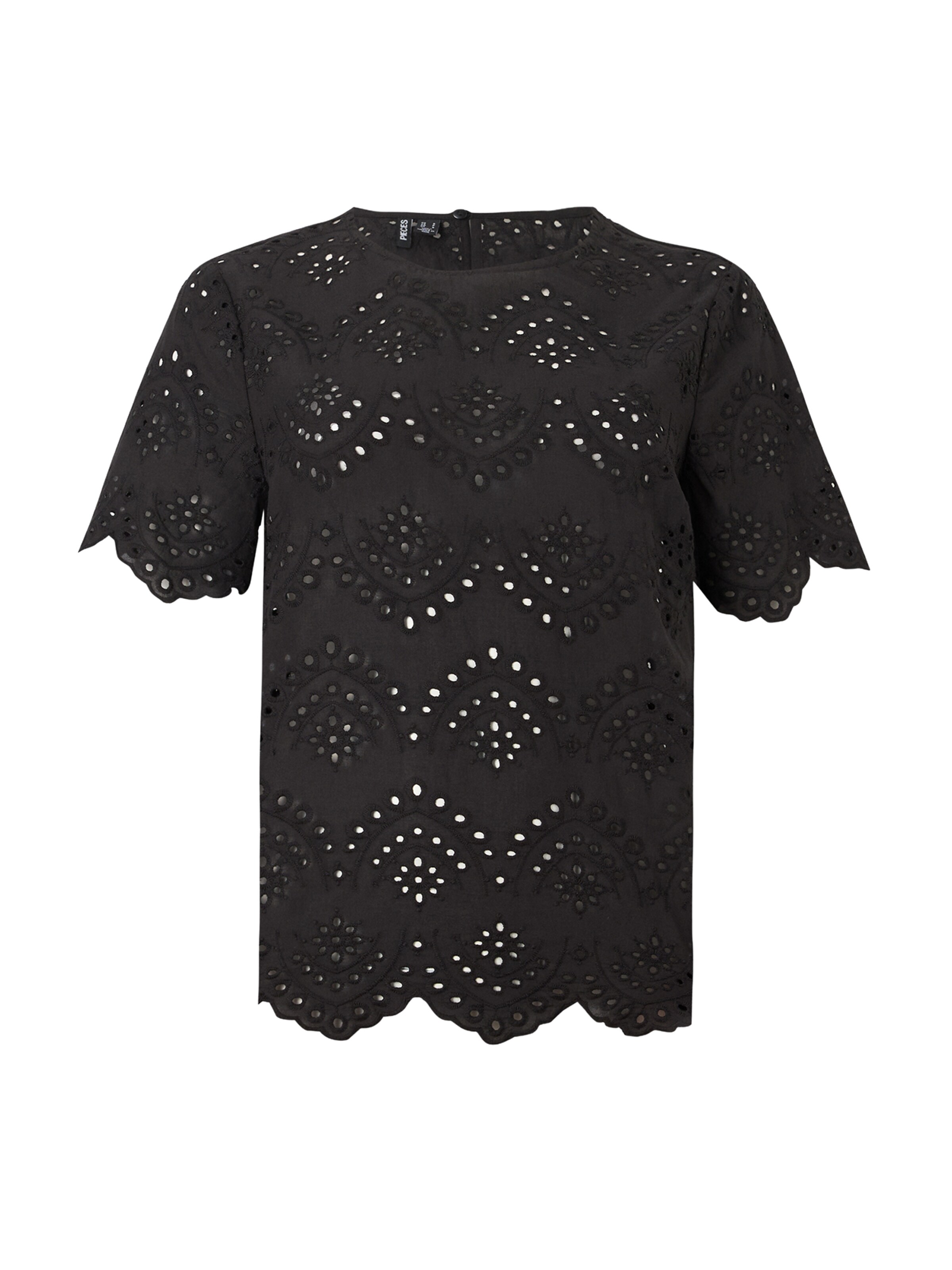 PIECES Bluse 'PCVILDE' in schwarz, Produktansicht